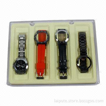 2013 Top Fashionable Men/Women Interchangeable Band Watch Gift Set, Color and Logo as you Request
